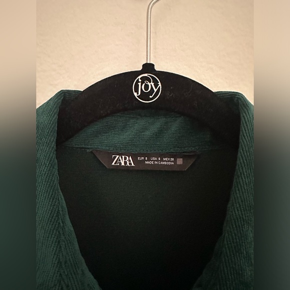 Zara FINE-WALED CORDUROY SHIRT - Picture 4 of 6